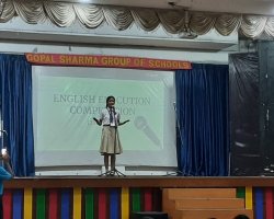 VI to VIII English Elocution Competition 2025-26